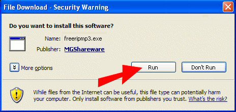 Authorize FreeRIP Installation